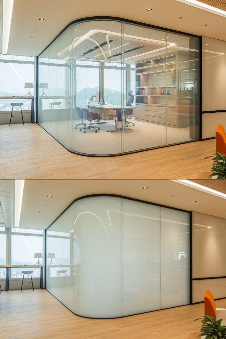 Transform Your Office with AIS Smart Glass Partitions