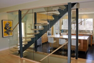 Stylish staircases and partitions